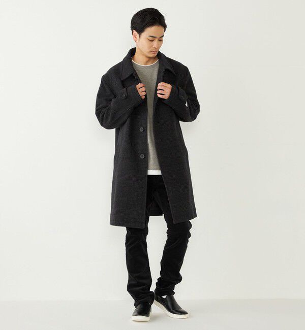 SHIPS Colors 「SHIPS Colors:HOLLOW WOOL コート」|ステンカラーコート|