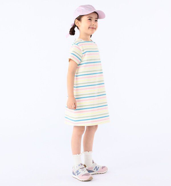 SHIPS KIDS「SHIPS KIDS:〈吸水速乾〉バック リボン キャップ」|キャップ・キャスケット|