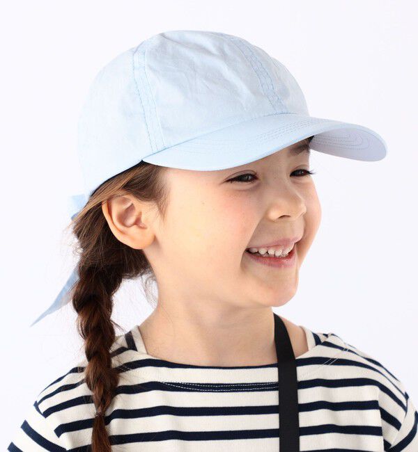 SHIPS KIDS「SHIPS KIDS:〈吸水速乾〉バック リボン キャップ」|キャップ・キャスケット|