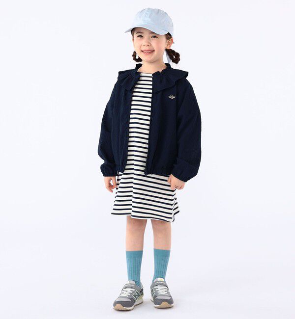 SHIPS KIDS「SHIPS KIDS:〈吸水速乾〉バック リボン キャップ」|キャップ・キャスケット|