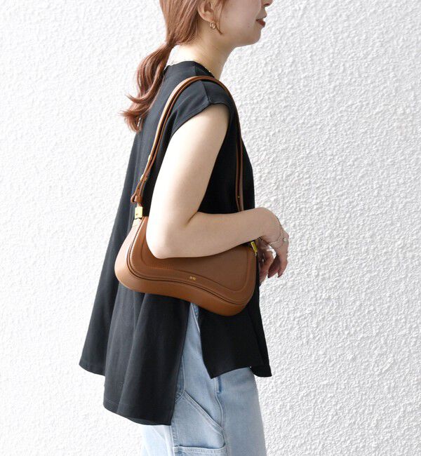 SHIPS any「SHIPS any:〈接触冷感/汗染み防止加工/洗濯機可能〉Aライン フレンチスリーブ TEE」|Tシャツ・カットソー|