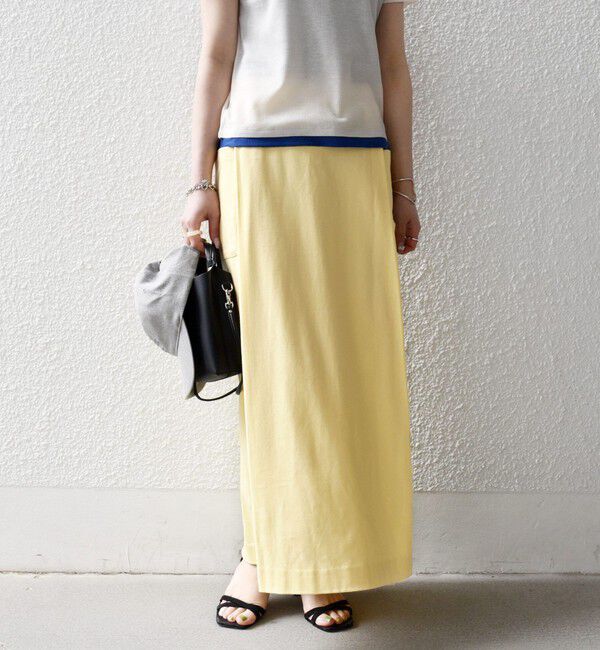 SHIPS any「《一部追加予約》SHIPS any:〈接触冷感/汗染み防止加工/洗濯機可能〉Iライン イージー スカート」|スカート|