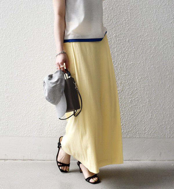 SHIPS any「《一部追加予約》SHIPS any:〈接触冷感/汗染み防止加工/洗濯機可能〉Iライン イージー スカート」|スカート|