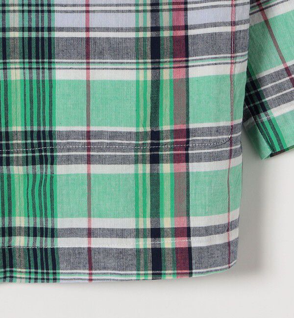 SHIPS any「SHIPS any:〈洗濯機可能〉マドラス チェック テーラード シャツ ジャケット」|テーラードジャケット|