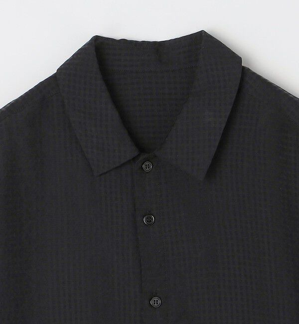 SHIPS any「SHIPS any:〈洗濯機可能〉ミニ チェック レギュラーカラー シアー シャツ◇」|シャツ・ブラウス|