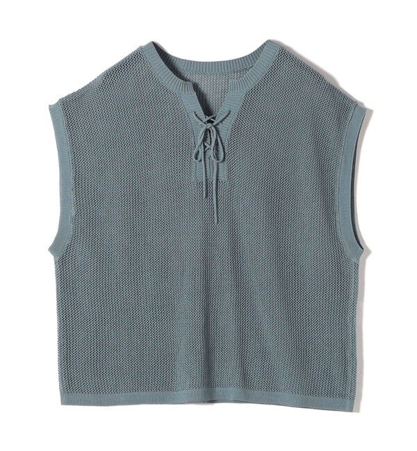 SHIPS Colors 「SHIPS Colors:2WAY メッシュ ニット &times; タンクトップ セット」|ニット・セーター|