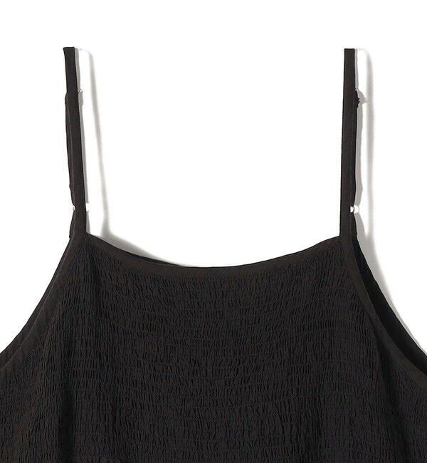SHIPS for women「Fanaka:〈手洗い可能〉シャーリング キャミ ワンピース」|ワンピース|