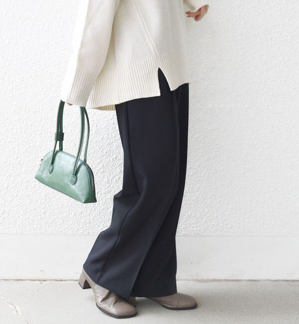 SHIPS for women「〈手洗い可能〉TUMUGITO(R) シャーク ツイード タック パンツ」|その他|