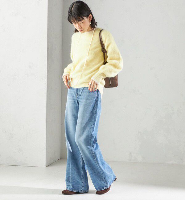 SHIPS for women「Levi&rsquo;s:RIBCAGE WIDE LEG」|デニム|