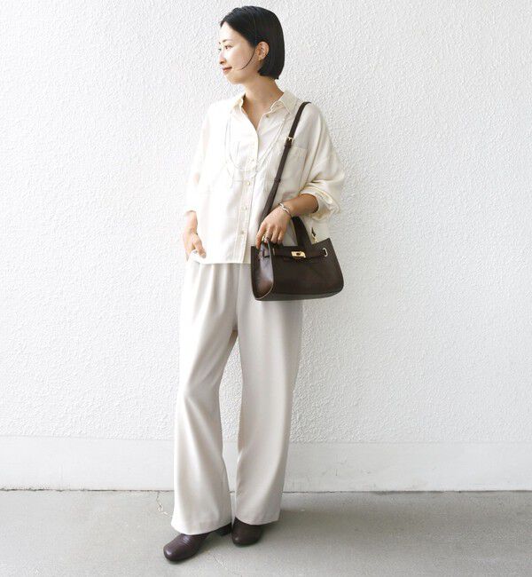 SHIPS for women「ベルト デザイン レザー バッグ」|ショルダー・メッセンジャー|