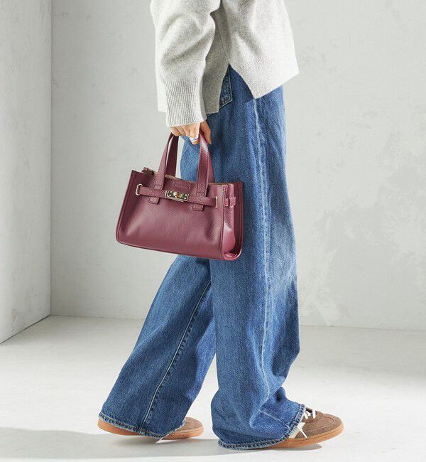 SHIPS for women「ベルト デザイン レザー バッグ」|ショルダー・メッセンジャー|