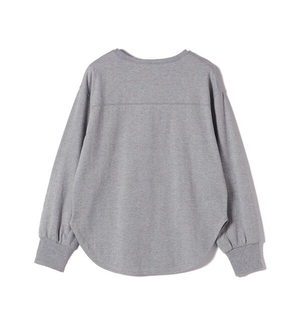 SHIPS for women「コットン 天竺 ラウンド ヘム 袖 リブ カットソー」|Tシャツ・カットソー|