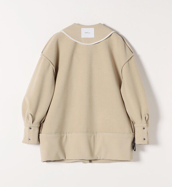 SHIPS any「【WEB限定】SHIPS any:〈洗濯機可能〉ダンボール コクーン ノーカラー コート」|ノーカラージャケット|