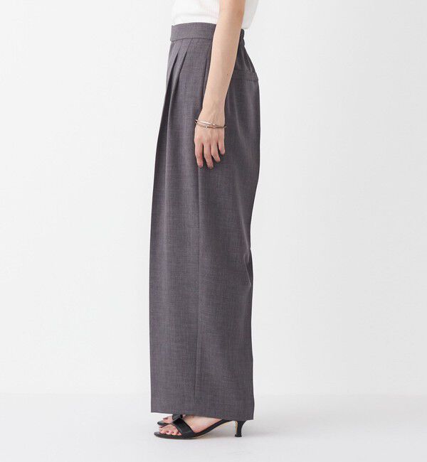 SHIPS Colors 「SHIPS Colors:〈洗濯機可能〉ウーステッドライク ワイド パンツ(セットアップ対応可能)」|その他|