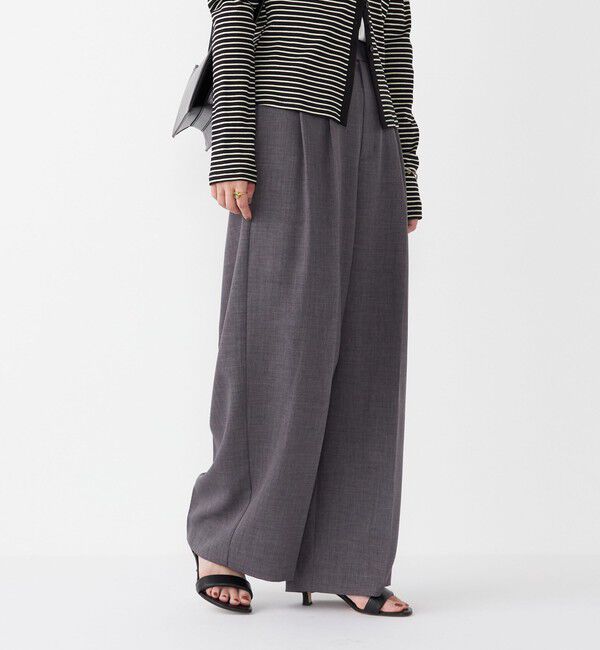 SHIPS Colors 「SHIPS Colors:〈洗濯機可能〉ウーステッドライク ワイド パンツ(セットアップ対応可能)」|その他|