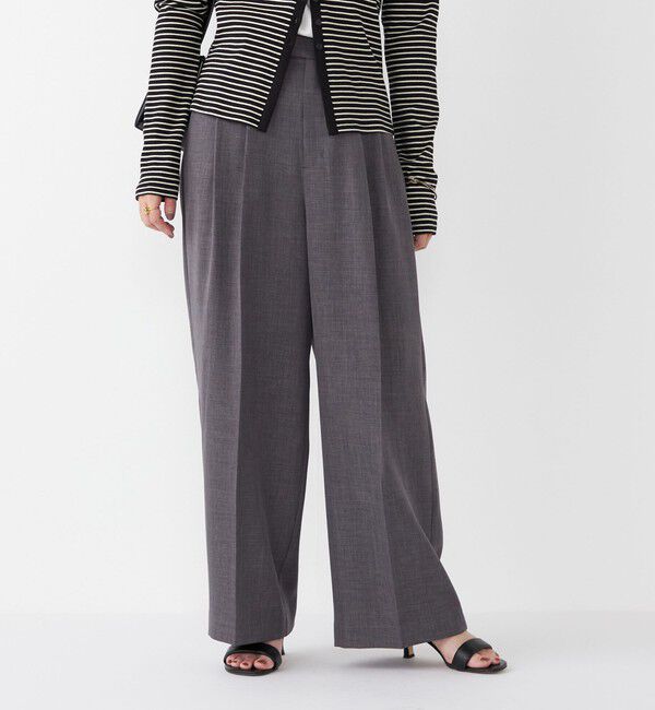 SHIPS Colors 「SHIPS Colors:〈洗濯機可能〉ウーステッドライク ワイド パンツ(セットアップ対応可能)」|その他|