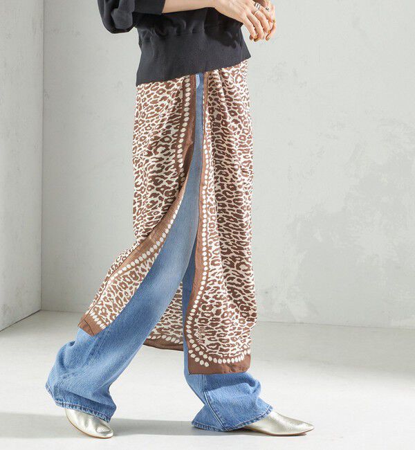 SHIPS for women「UHURU: レオパード / ロンドン ストール」|ストール|