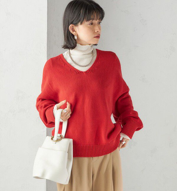 SHIPS for women「〈手洗い可能〉バルキーヤーン プルオーバー」|ニット・セーター|