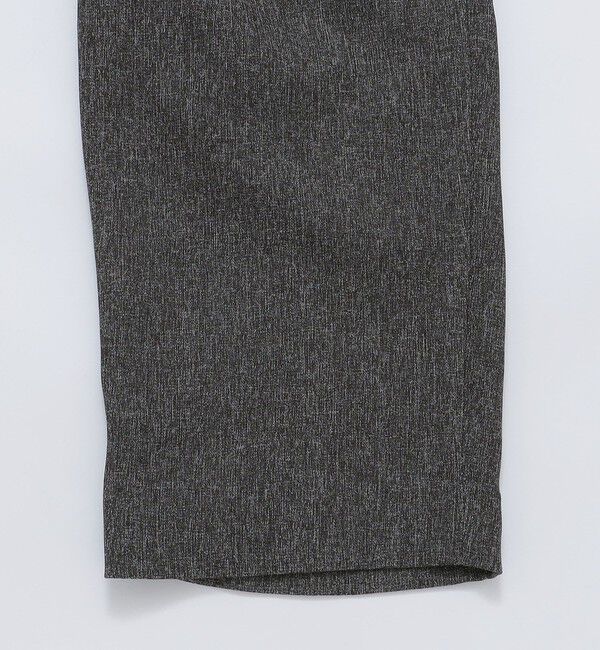 SHIPS「SHIPS:〈手洗い可能〉メランジ タック バギー スラックス」|スラックス|