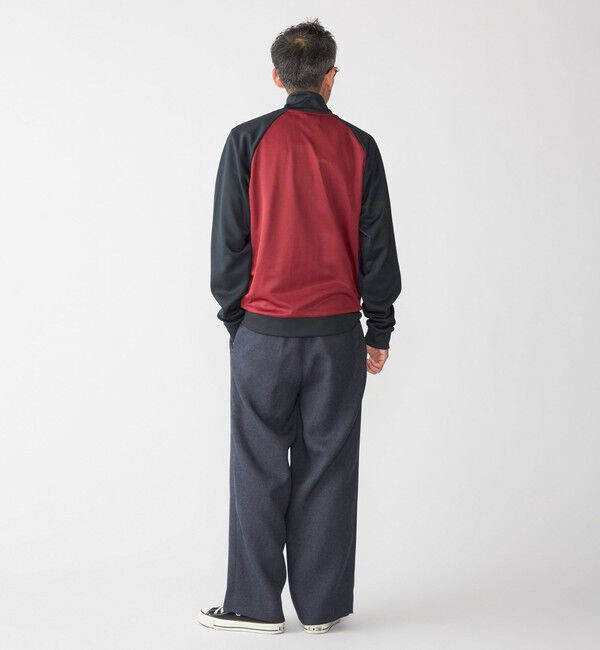 SHIPS「SHIPS:〈手洗い可能〉メランジ タック バギー スラックス」|スラックス|