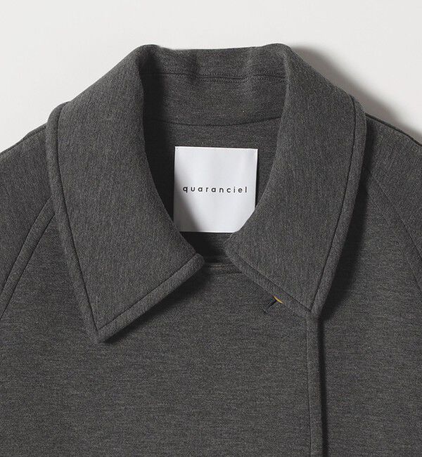 quaranciel「quaranciel:〈手洗い可能〉ダンボール ステンカラー ジャケット コート26SS」|ステンカラーコート|