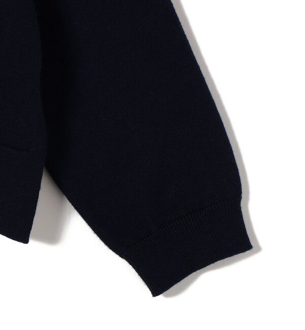 SHIPS for women「【WEB限定】〈手洗い可能〉サイド スリット ゴールド 釦 ポロ ニット」|ニット・セーター|