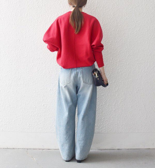 SHIPS any「SHIPS any:〈洗濯機可能〉クルーネック ドルマン ベーシック ニット プルオーバー」|ニット・セーター|