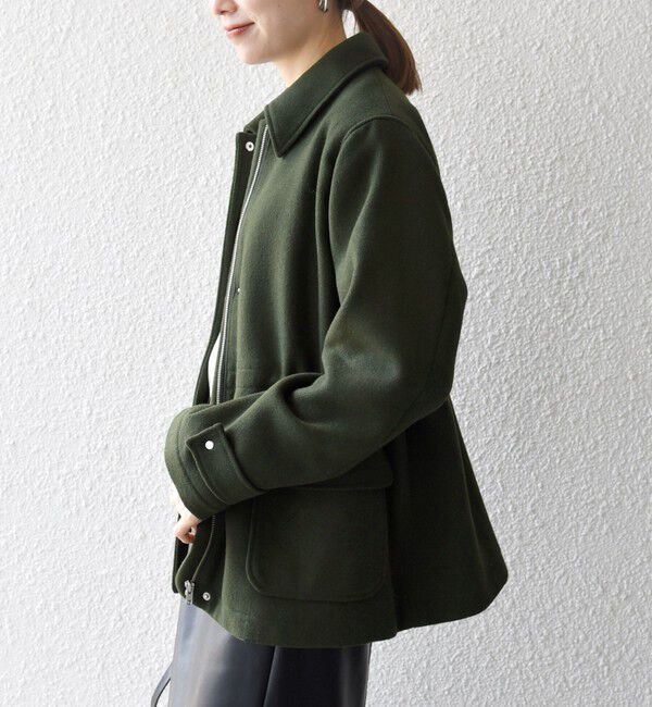 SHIPS any「SHIPS any: メルトン ジップ フィールド コート」|その他|