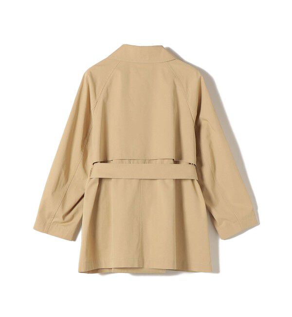SHIPS for women「〈撥水加工〉バック ギャザー ドロスト ミディ丈 トレンチ コート」|トレンチコート|