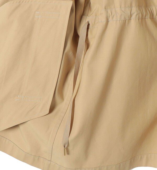 SHIPS for women「〈撥水加工〉バック ギャザー ドロスト ミディ丈 トレンチ コート」|トレンチコート|