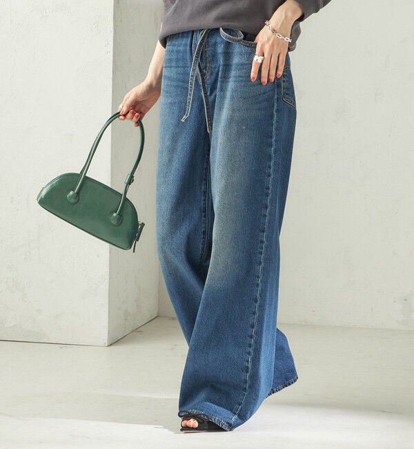 SHIPS for women「Levi&rsquo;s: XL STRAIGHT（ブルー）」|デニム|