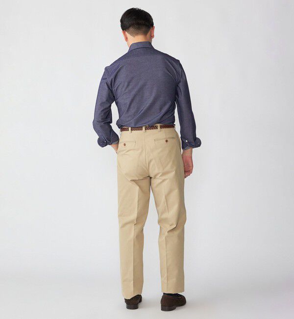 SHIPS「SHIPS: ジャージー デニム ライク ワンピースカラー シャツ」|シャツ・ブラウス|