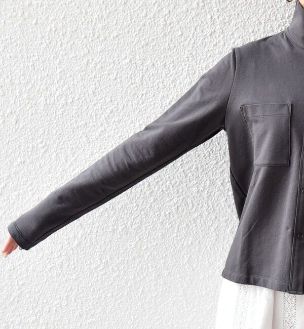 SHIPS any「SHIPS any:〈洗濯機可能〉インレイ リング スナップ ポケット カーディガン」|Tシャツ・カットソー|