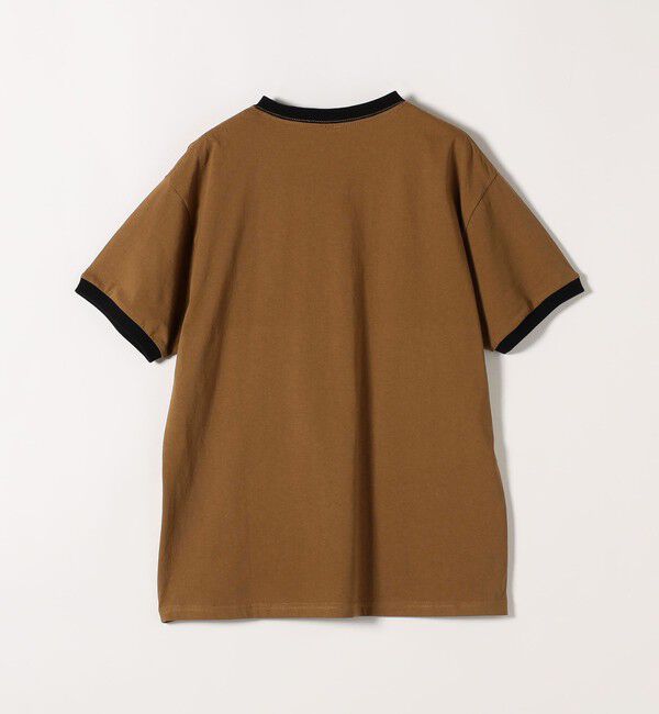 SHIPS any「【SHIPS any別注】THE KNiTS:〈洗濯機可能〉ロゴ プリント リンガー TEE」|Tシャツ・カットソー|