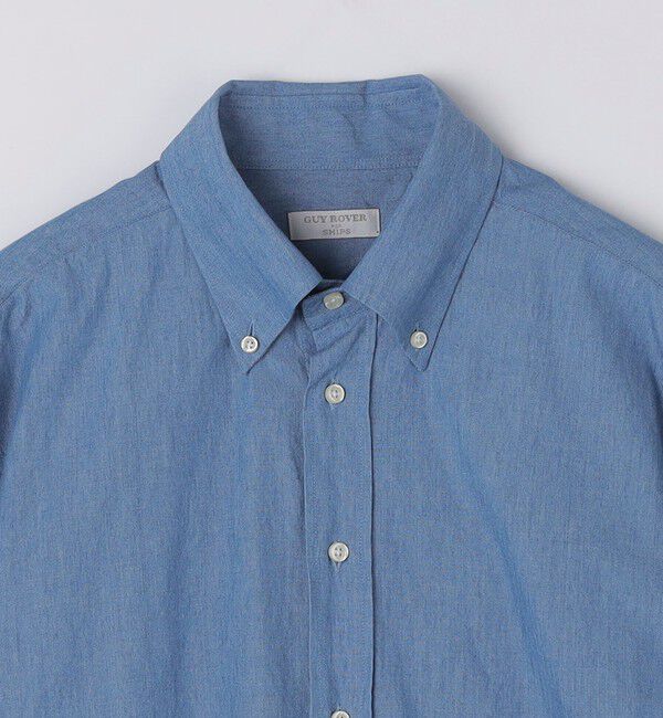 SHIPS「GUY ROVER: シャンブレー ボタンダウン カラー シャツ」|シャツ・ブラウス|