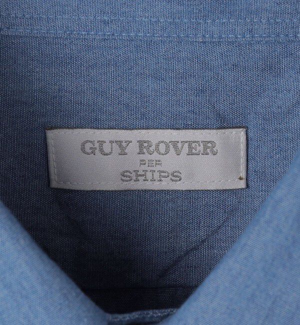 SHIPS「GUY ROVER: シャンブレー ボタンダウン カラー シャツ」|シャツ・ブラウス|