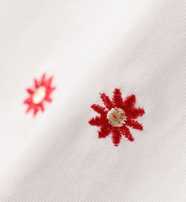 SHIPS Colors 「SHIPS Colors:〈洗濯機可能〉リンク フラワーエンブロイダリー カットソー 2」|Tシャツ・カットソー|