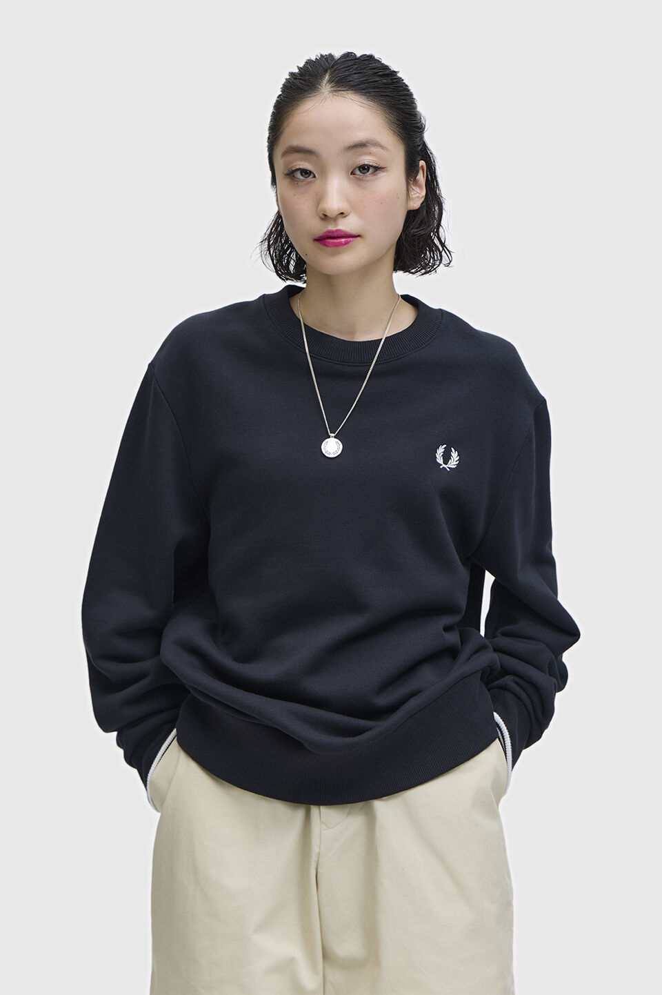 FRED PERRY 「Crew Neck Sweatshirt」|Tシャツ・カットソー|