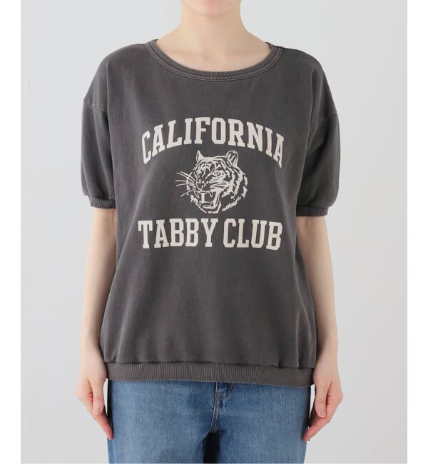 OUTDOOR PRODUCTS Usual Things「Mixta TABBY CAT S/S SWEAT」|Tシャツ・カットソー|ブラック