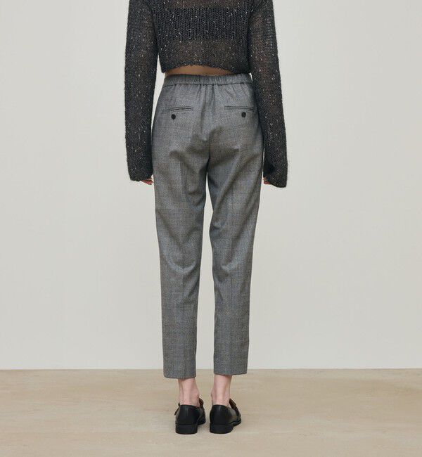 DES PRES「フランネルウールストレッチ シガレットパンツ」|スラックス|