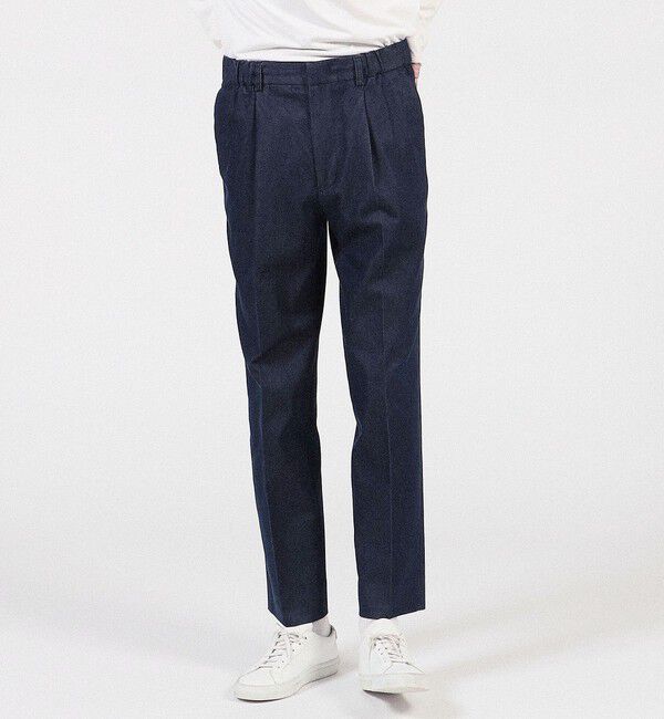 CABaN「CABaN シーアイランドデニム シャーリングパンツ」|チノ|