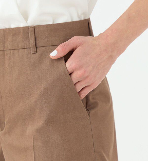 TOMORROWLAND collection「コットンシルクデニム ワイドストレートパンツ」|その他|