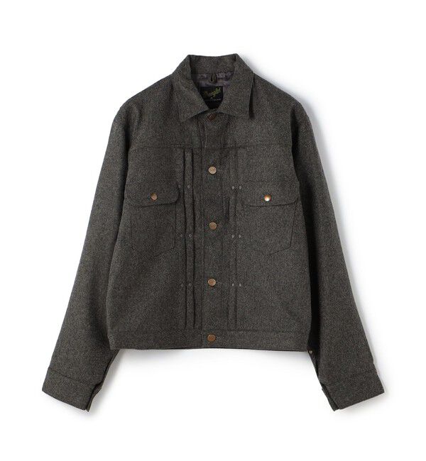 TOMORROWLAND MENS「【別注】Wrangler 111MJ ウールフランネル ブルゾン FOX BROTHERS」|ブルゾン・スタジャン|17 チャコールグレー
