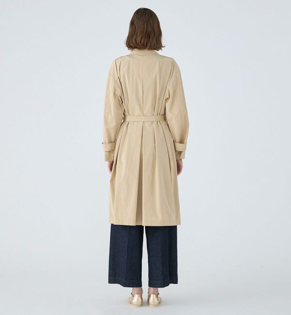 MACPHEE「ウォーターレぺレントタフタ ベルテッドコート」|チェスターコート|