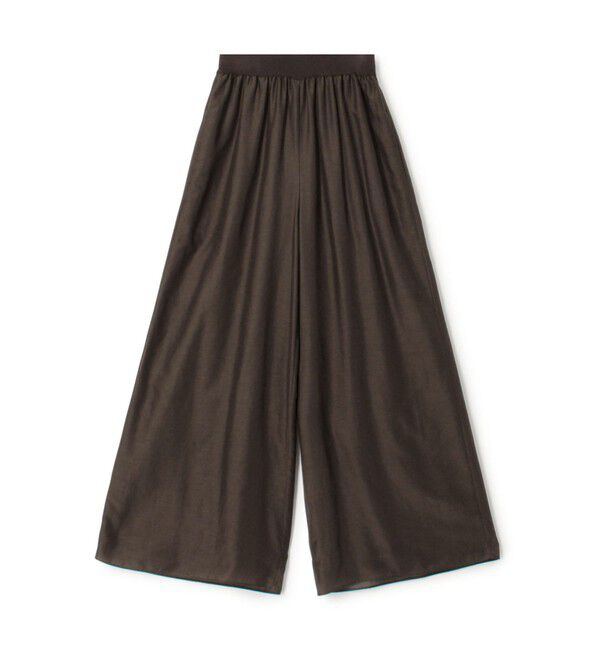 DES PRES「コットンシルクローン　ワイドパンツ」|その他|49 ダークブラウン