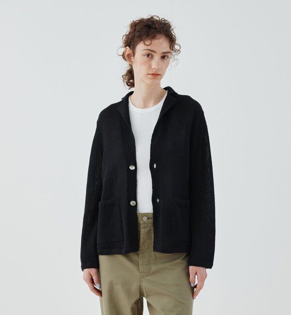 GALERIE VIE「リネンインレー ピークドラペルジャケット」|テーラードジャケット|