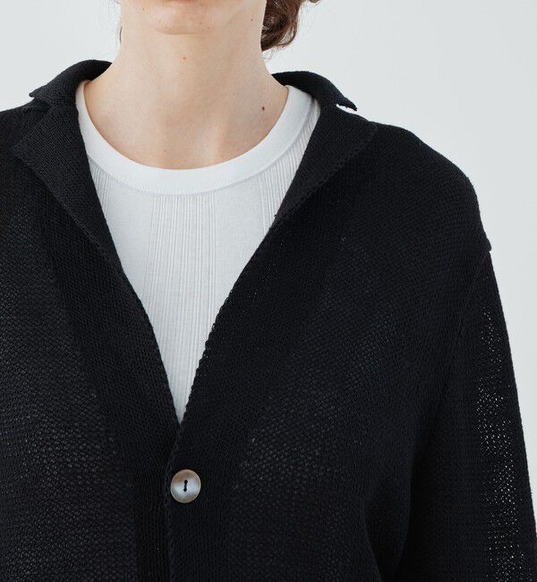 GALERIE VIE「リネンインレー ピークドラペルジャケット」|テーラードジャケット|