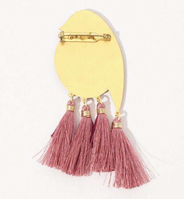 TOMORROWLAND GOODS「MERCEDES SALAZAR PAJARITO PURPLE ブローチ」|ブローチ・コサージュ|