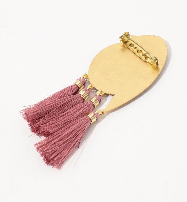 TOMORROWLAND GOODS「MERCEDES SALAZAR PAJARITO PURPLE ブローチ」|ブローチ・コサージュ|