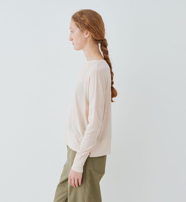 GALERIE VIE「ガーゼフライス ボートネックプルオーバー」|Tシャツ・カットソー|